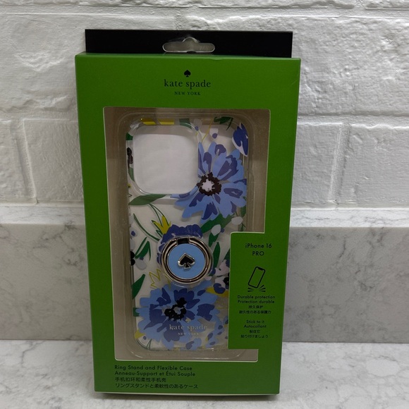 kate spade Other - Kate Spade Blue and Green Floral iPhone 16 Pro Case